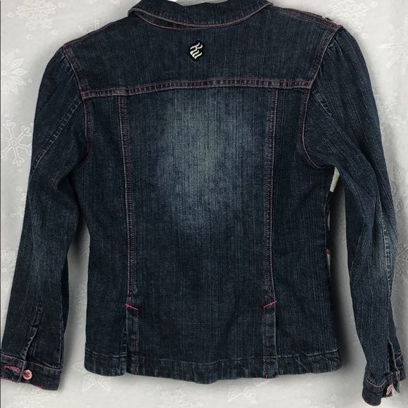 Rocawear Jean Jacket Women Size L(12-14) - Picture 5 of 8